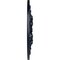Ekena Millwork Jamie Ceiling Medallion (Fits Canopies up to 3 7/8"), 23 5/8"OD x 3 7/8"ID x 2 1/8"P, Midnight Dream CM23JAMDF - alternate 2